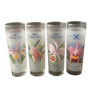 Vintage Celebrity Cruises Frosted High Ball Cocktail Recipe Lot Set Lot Of 4